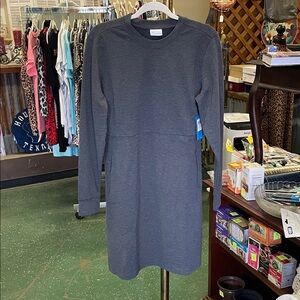 Columbia Charcoal Long Sleeve Dress
